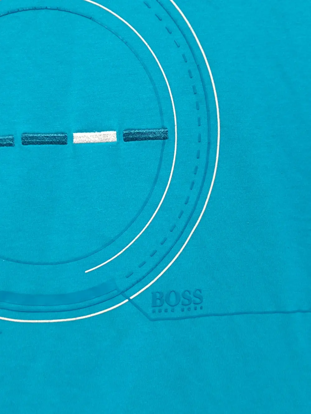 Camiseta manga corta Hugo Boss Green Teeonic azul talla L, foto 2