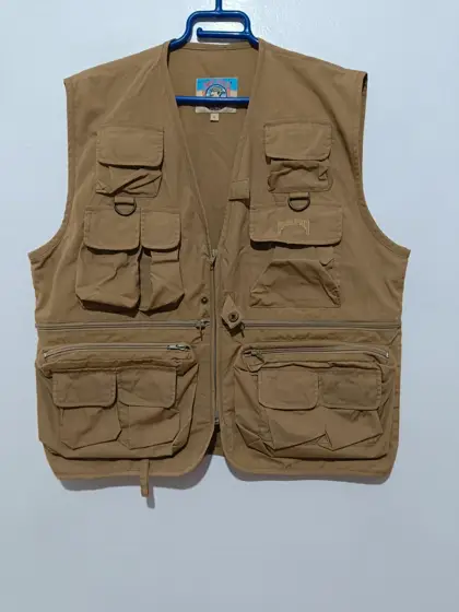Chaleco Multibolsillos Coronel Tapioca Safari/Pesca Talla M (ver medidas