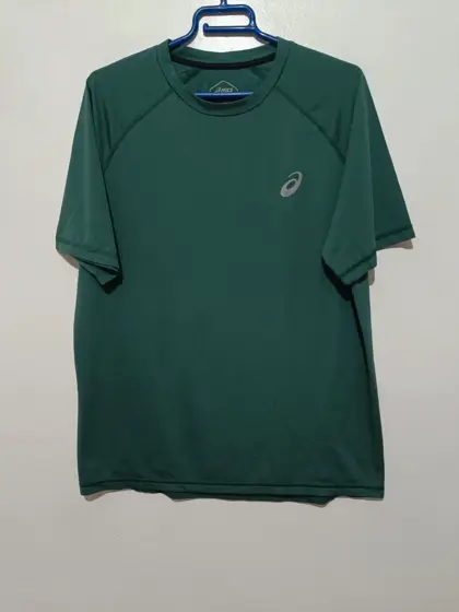 Camiseta Técnica Asics Running Verde – Talla M D1 Keeps You Dry