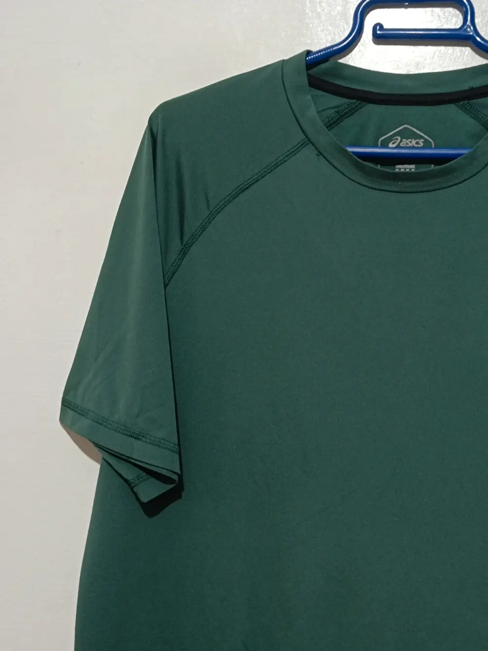 Camiseta Técnica Asics Running Verde – Talla M D1 Keeps You Dry, foto 3