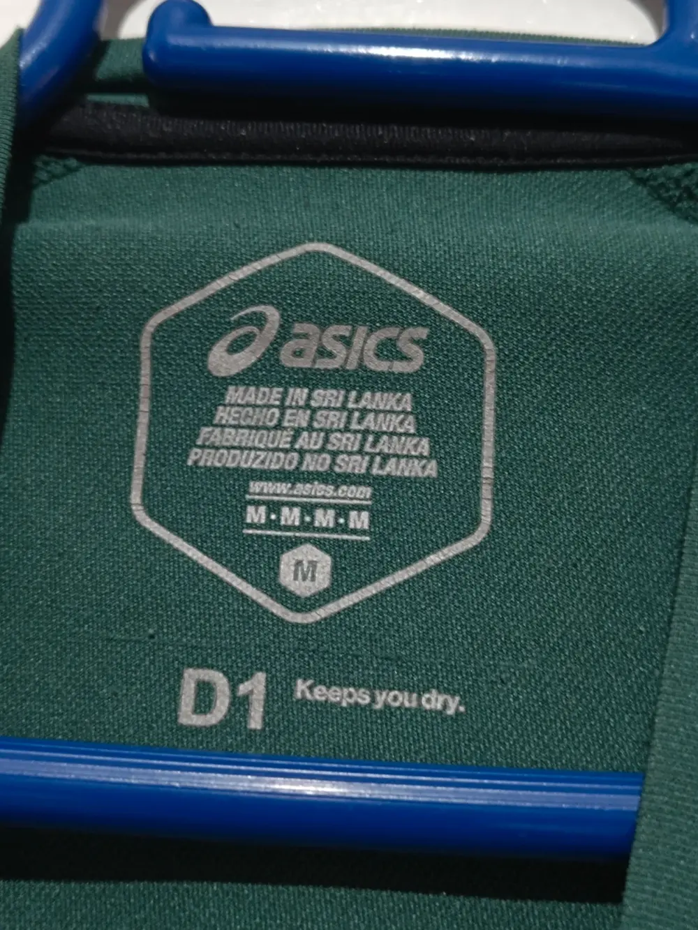 Camiseta Técnica Asics Running Verde – Talla M D1 Keeps You Dry, foto 5