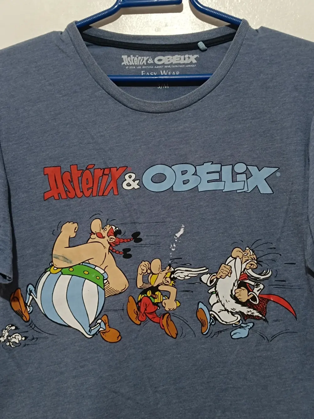 Camiseta manga corta gráfica de Astérix y Obélix, talla M sirve para S Easy wear, foto 2