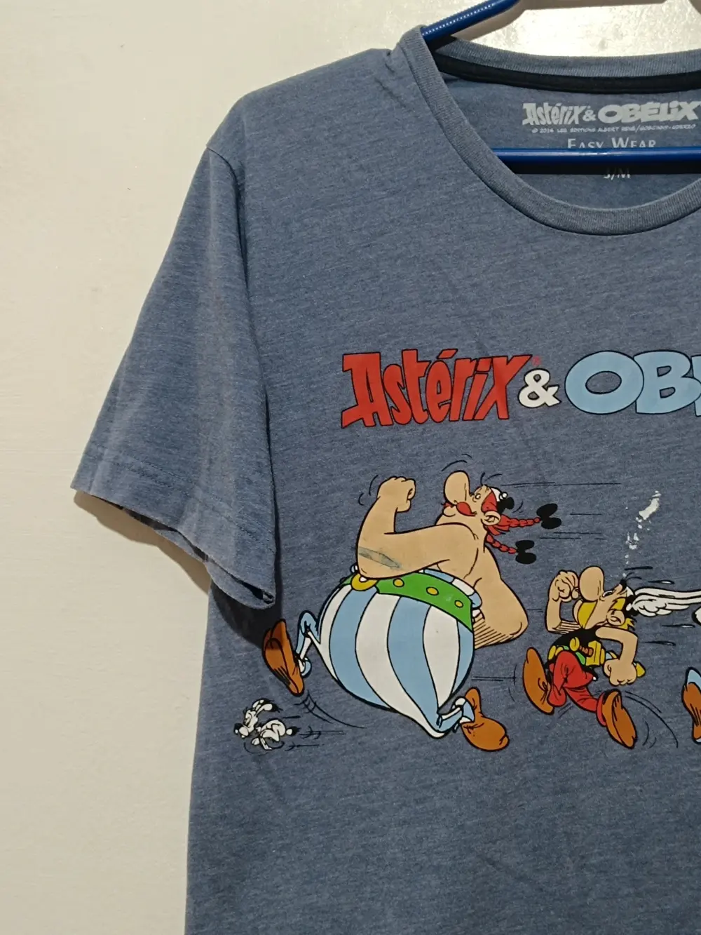 Camiseta manga corta gráfica de Astérix y Obélix, talla M sirve para S Easy wear, foto 3