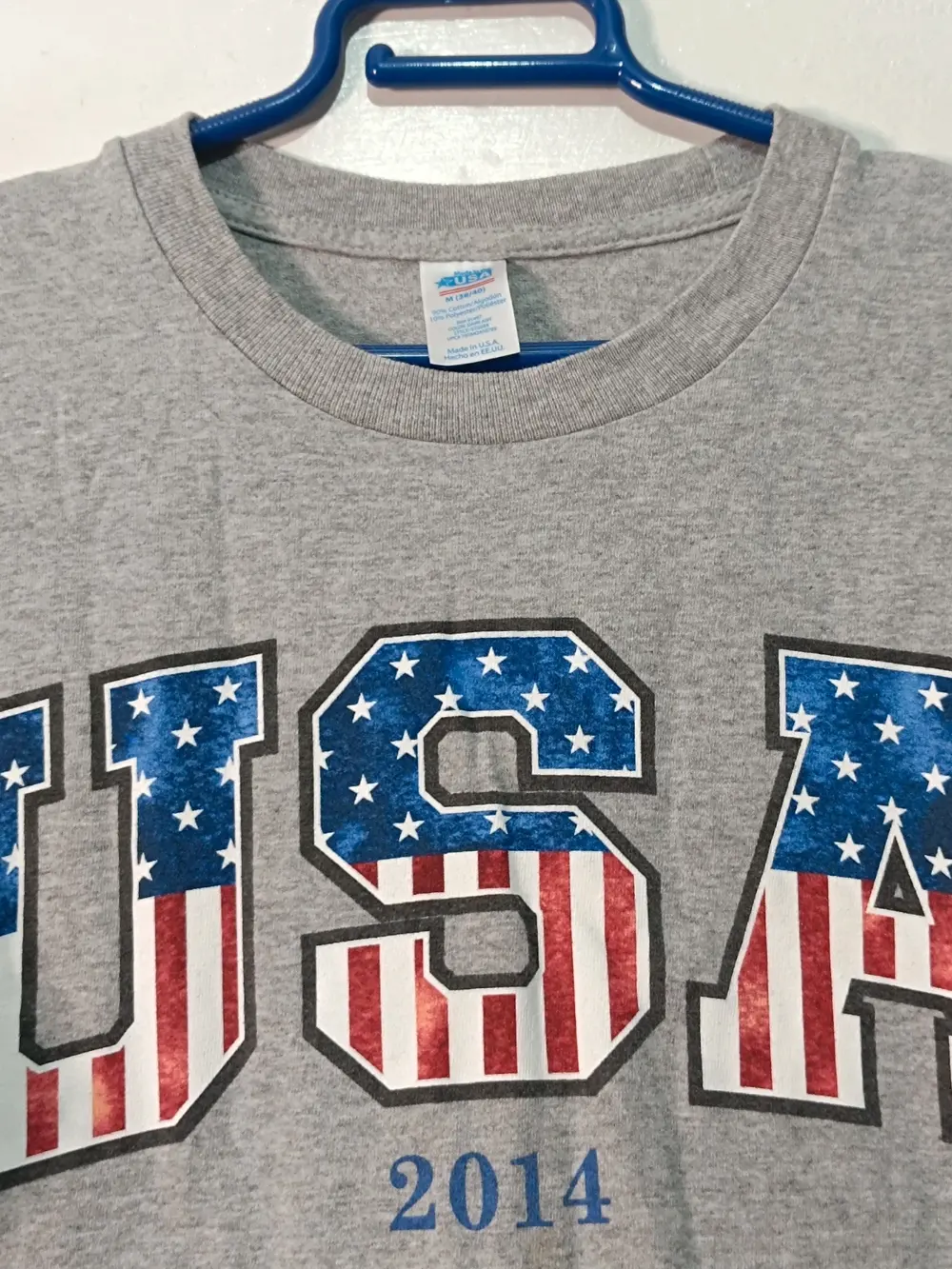Camiseta vintage USA 2014 talla M ver medidas, foto 4