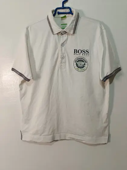 Polo Hugo Boss alex thomson racing sailing challenge blanco talla L