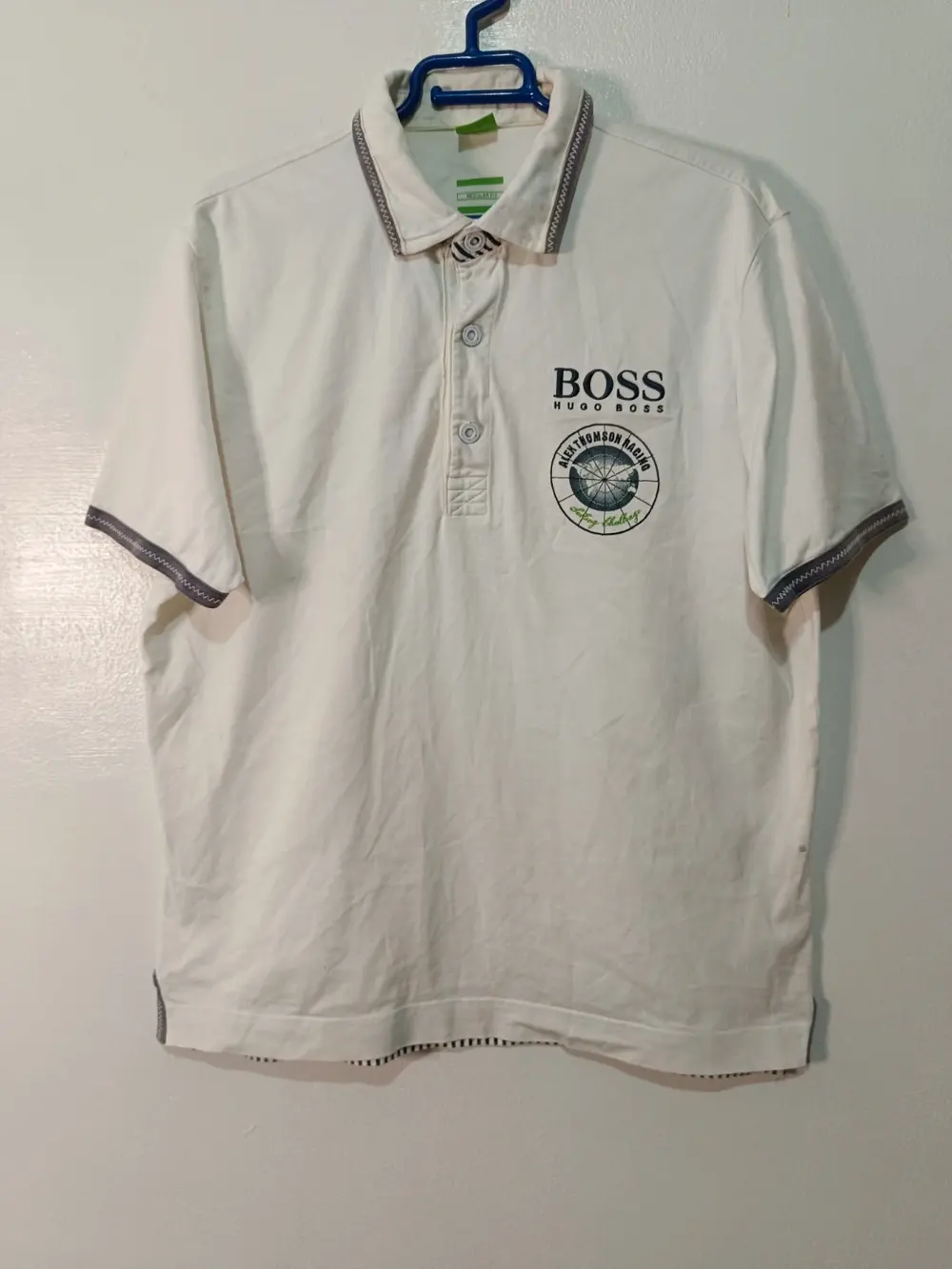 Polo Hugo Boss alex thomson racing sailing challenge blanco talla L