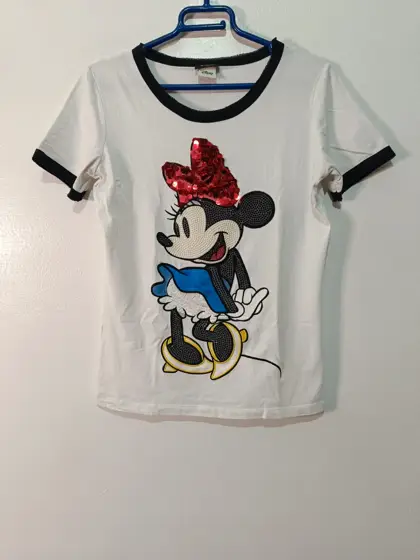 Camiseta manga corta Minnie Mouse Pinko x Disney talla XS ver medidas