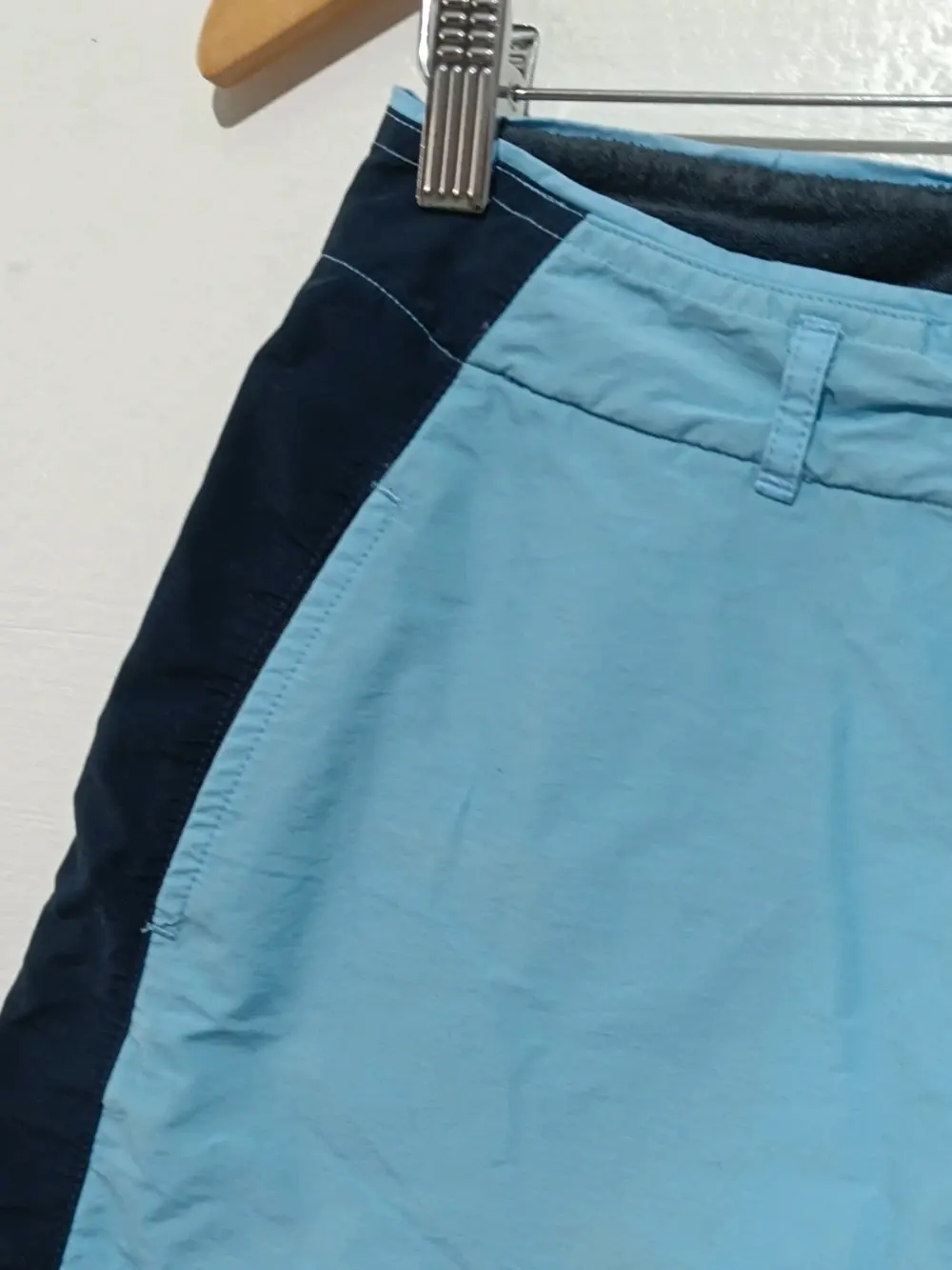Short Nike Vintage Y2K Azul celeste y Marino talla S sirve para M mujer ver medidas, foto 3