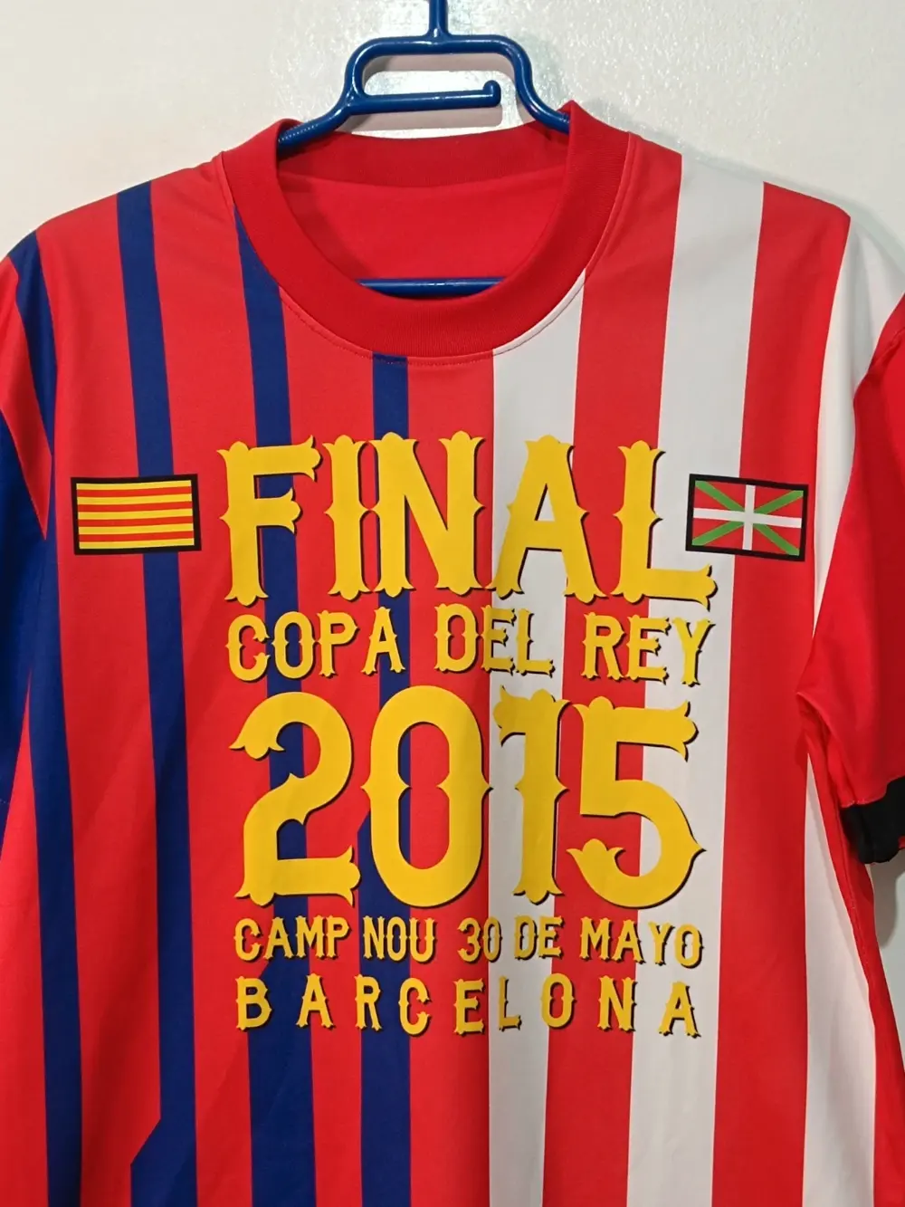 Camiseta Final copa del Rey 2015 FC Barcelona Athletic de Bilbao talla M ver medidas, foto 2