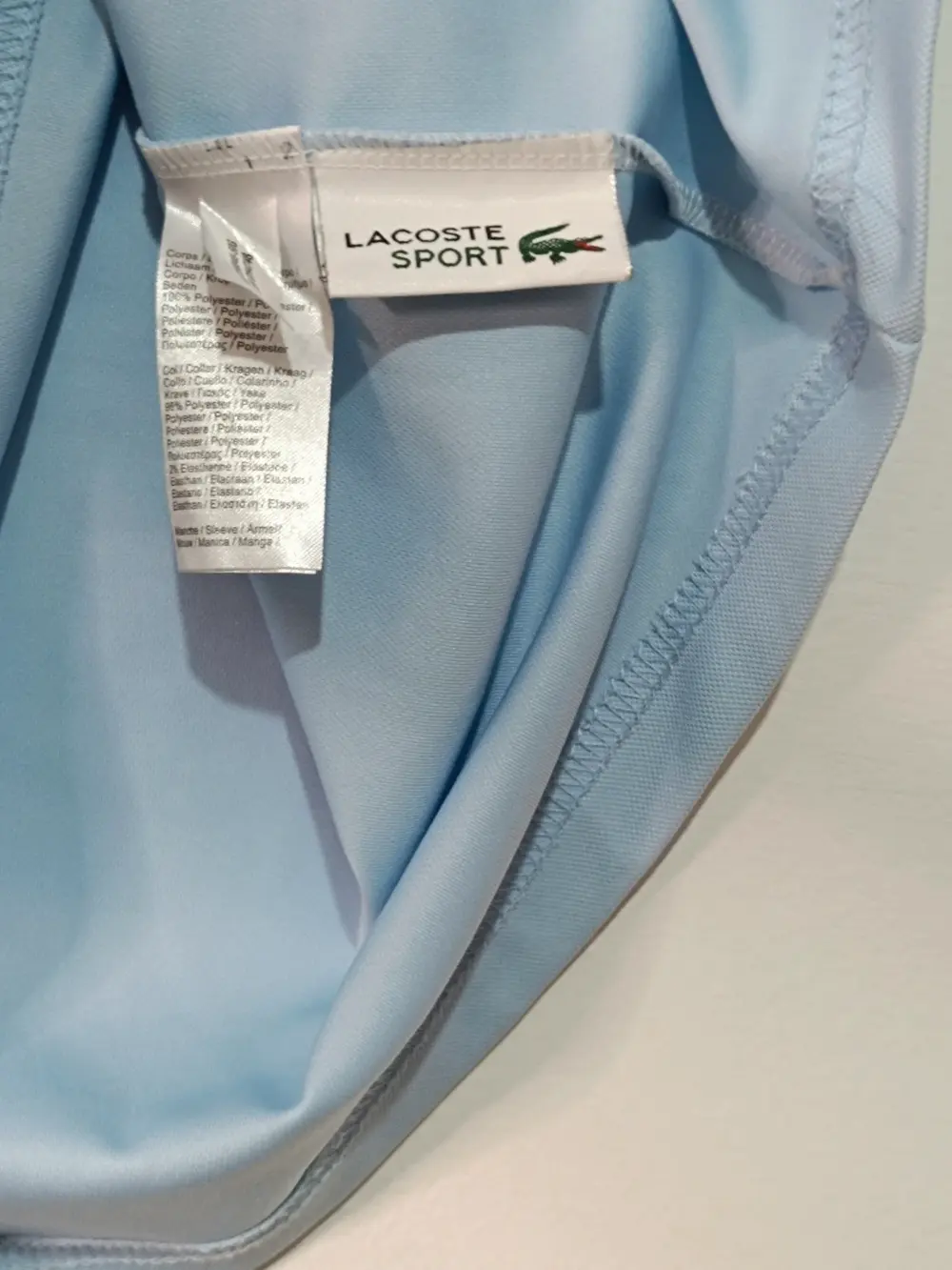 Polo deportivo Lacoste Sport ultra dry azul talla S, foto 5