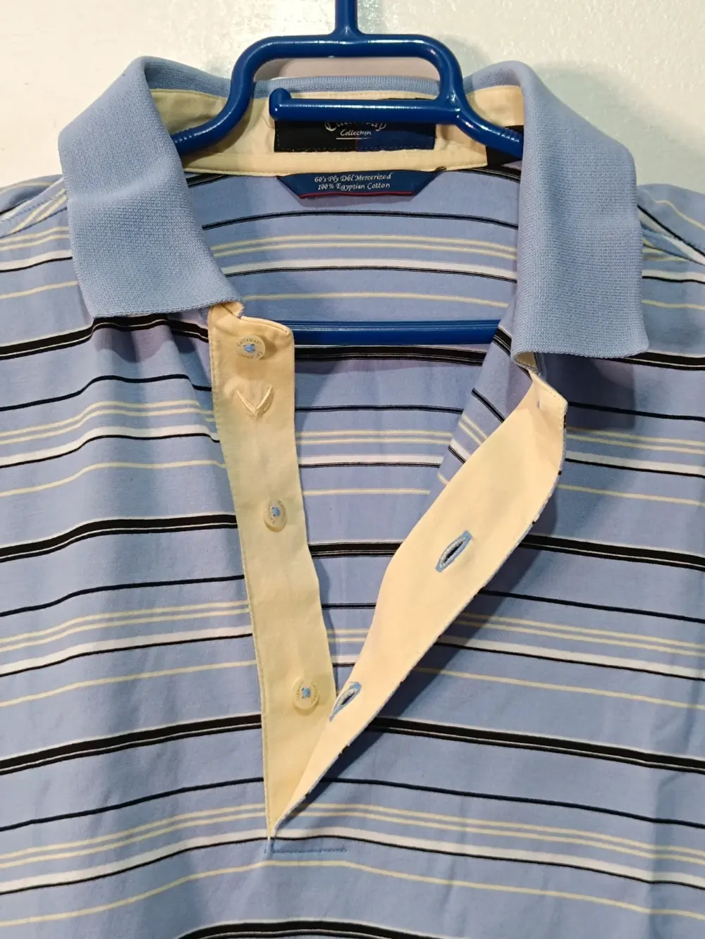 Polo Callaway Collection Rayas Algodón Egipcio Talla S (ver medidas), foto 5