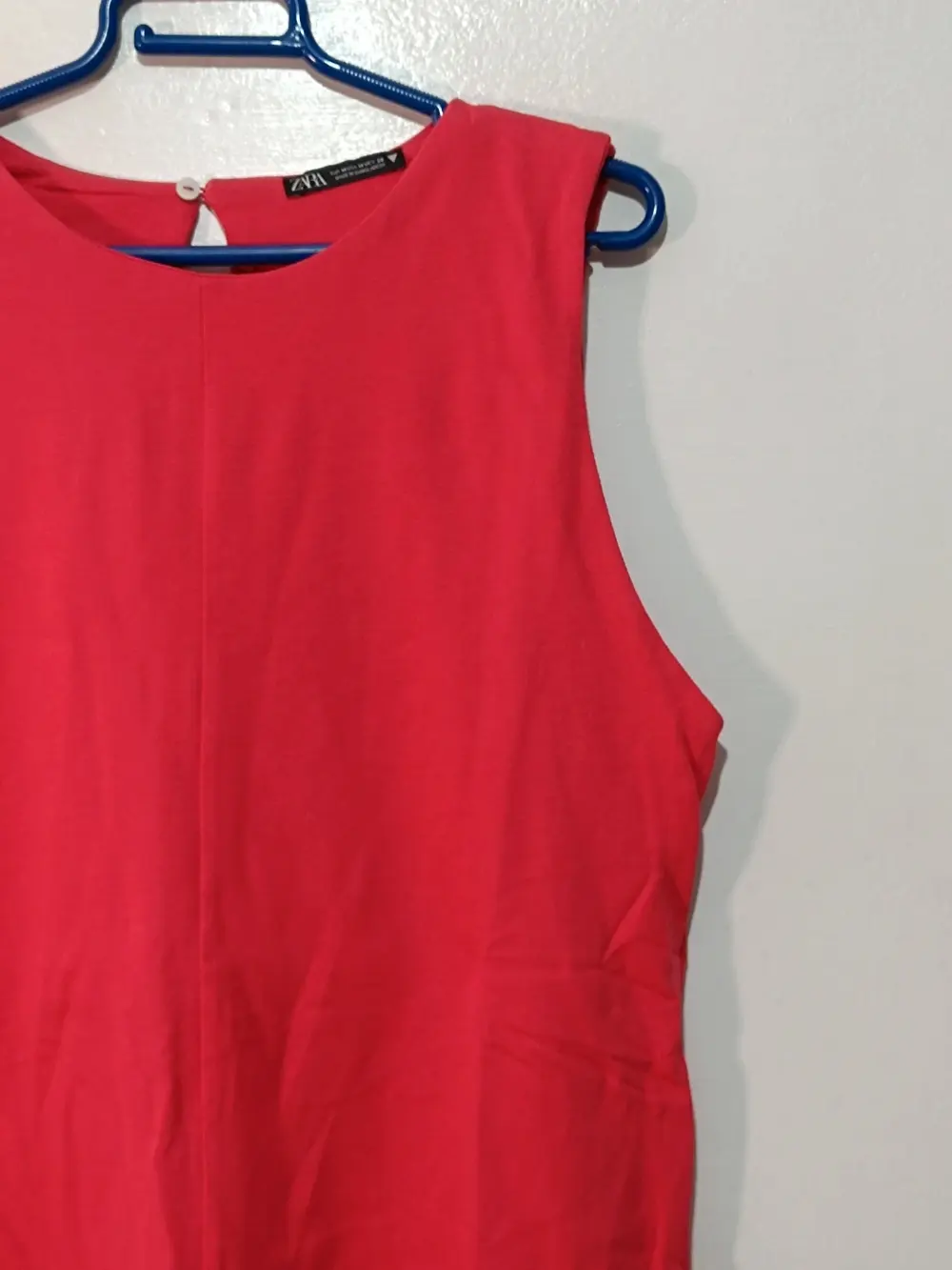 Mono corto zara rojo sin mangas talla M, foto 2