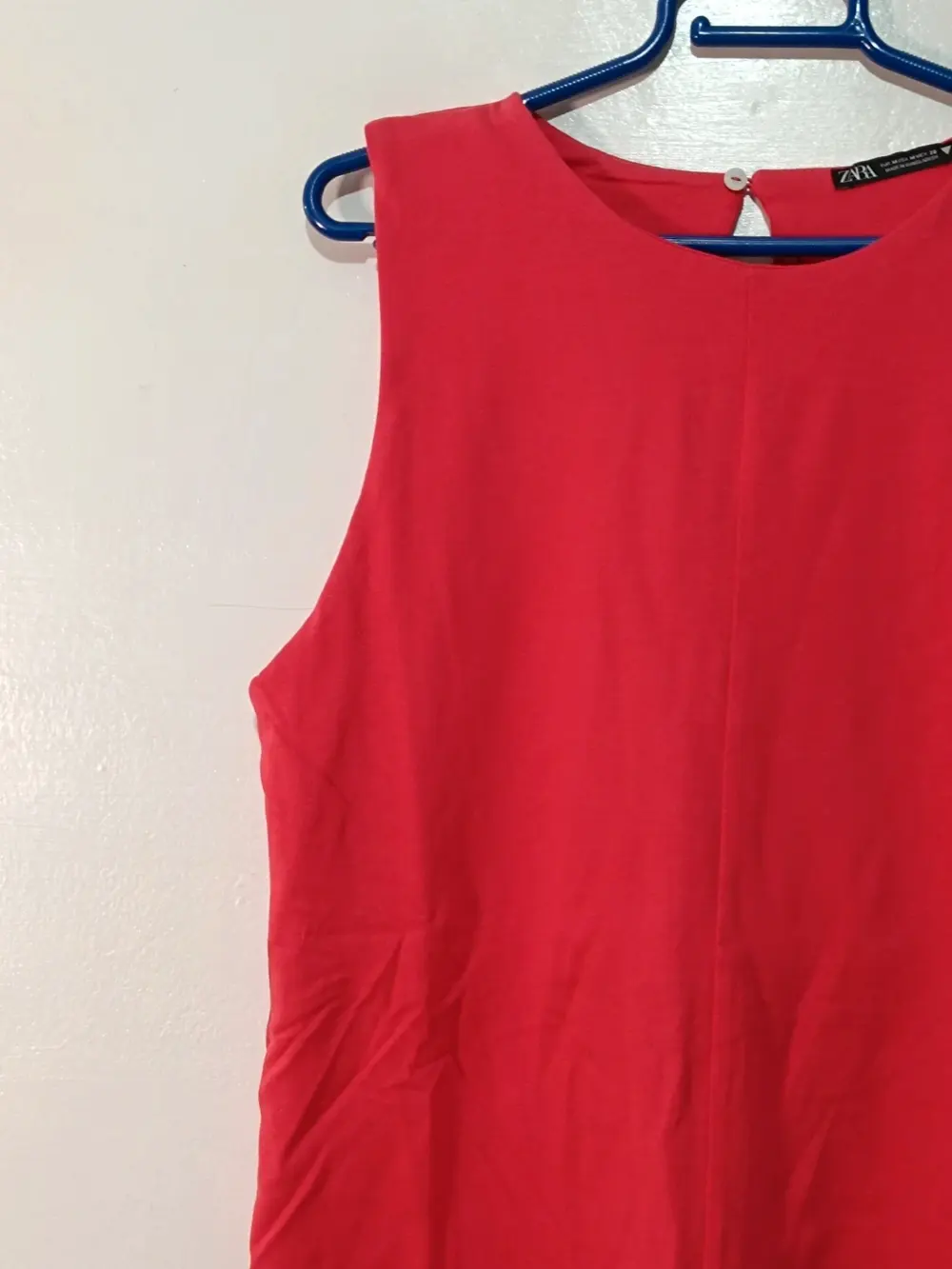 Mono corto zara rojo sin mangas talla M, foto 3
