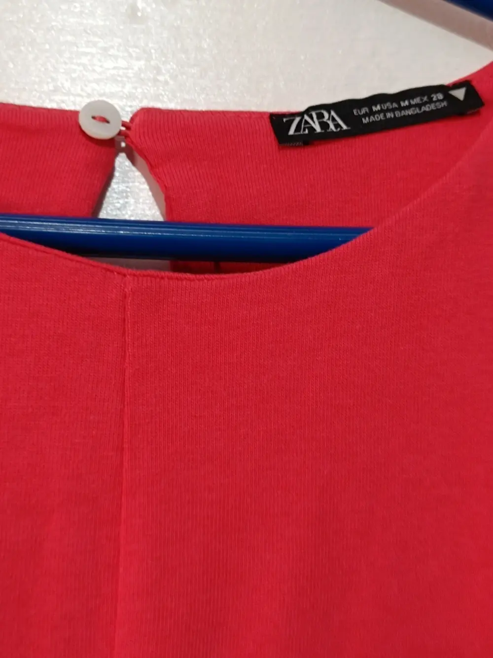Mono corto zara rojo sin mangas talla M, foto 5