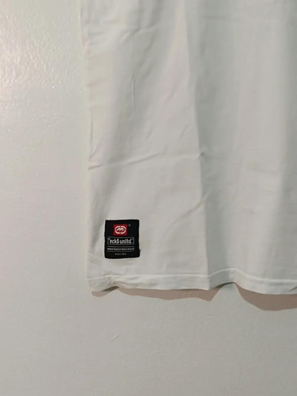 Camiseta Ecko Unltd. blanca estampada talla S, foto 2