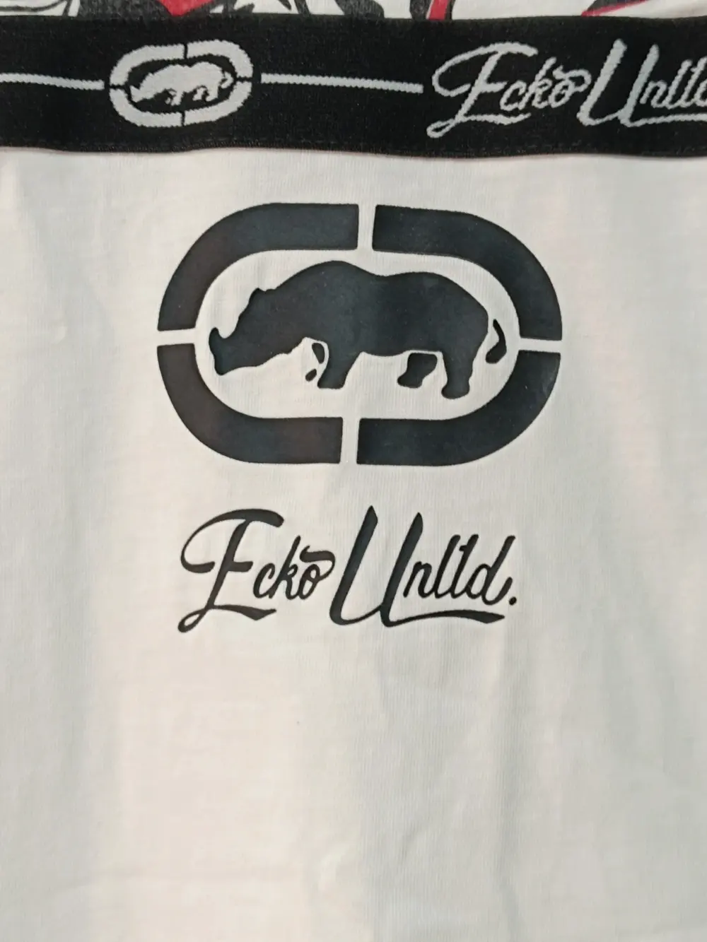Camiseta Ecko Unltd. blanca estampada talla S, foto 4