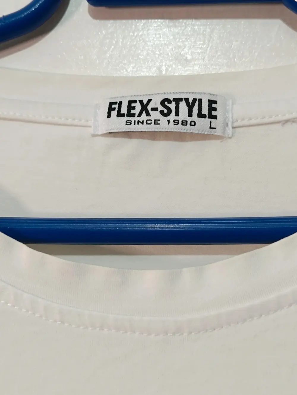 Camiseta blanca estampado calavera flex style talla L ver medidas, foto 5
