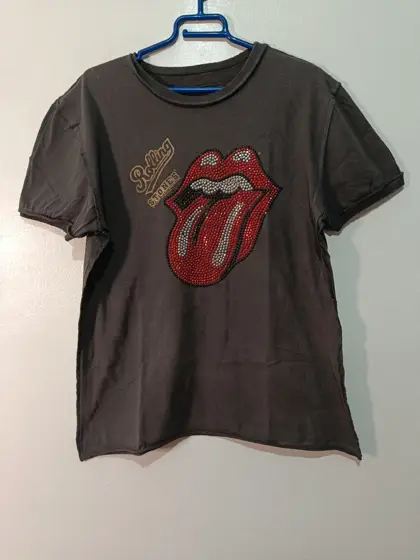 Camiseta vintage The Rolling Stones Amplified pedreria L