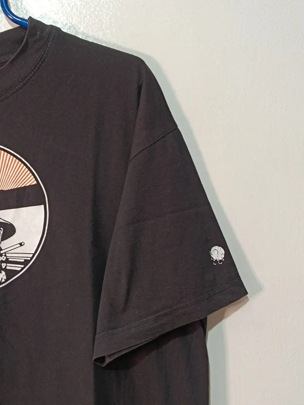 Camiseta vintage Fear and Loathing in Las Vegas Mong negra talla L, foto 2