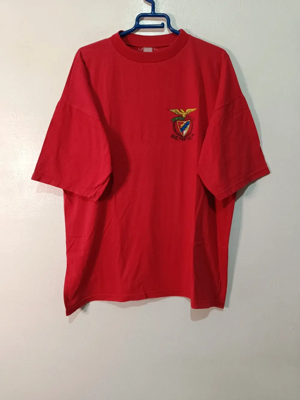 Camiseta Vintage SL Benfica (Escudo clásico / Portugal) talla XL sirve para XXL ver medidas