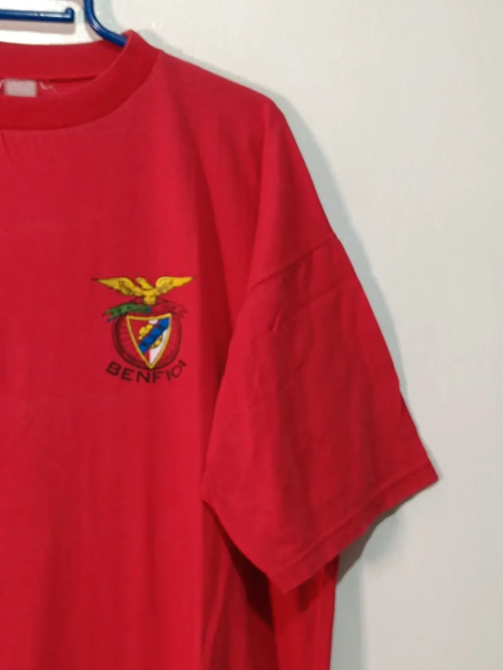Camiseta Vintage SL Benfica (Escudo clásico / Portugal) talla XL sirve para XXL ver medidas, foto 2