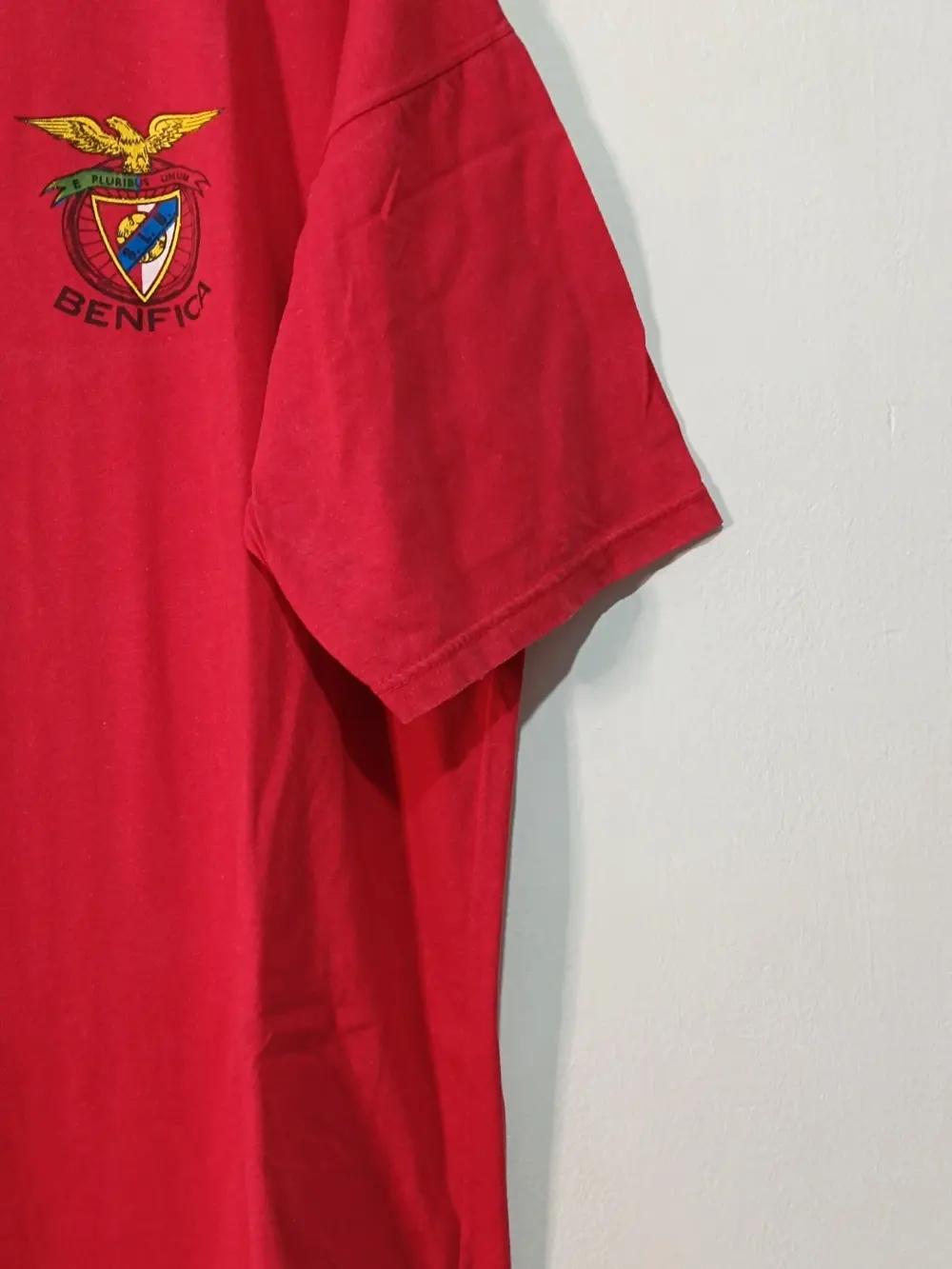Camiseta Vintage SL Benfica (Escudo clásico / Portugal) talla XL sirve para XXL ver medidas, foto 4