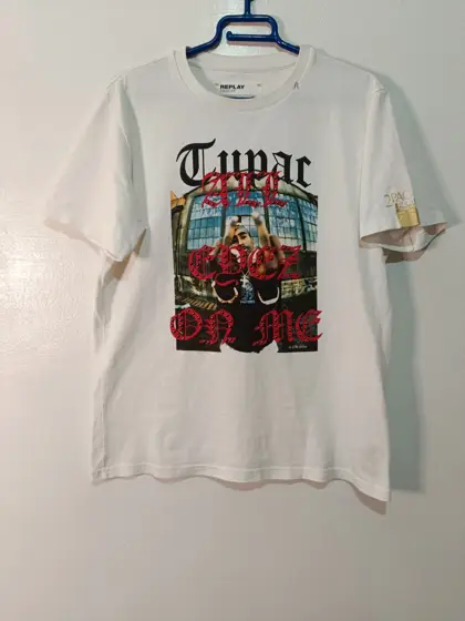 Camiseta 2Pac x Replay edición limitada Mike Miller talla M ver medidas