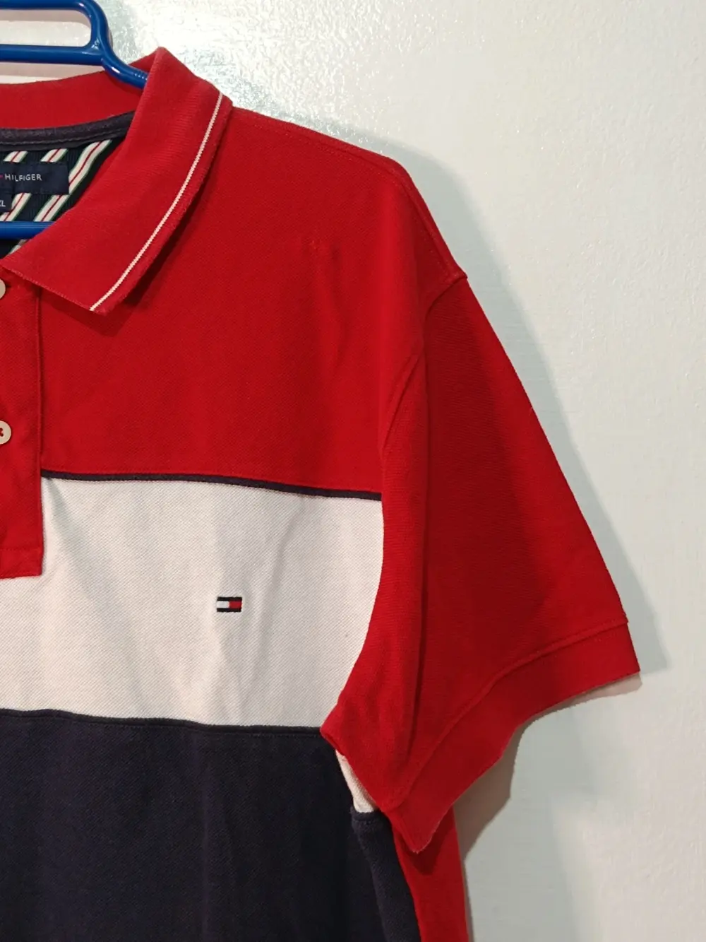 Polo Tommy Hilfiger clásico, tricolor talla 2XL ver medidas, foto 2