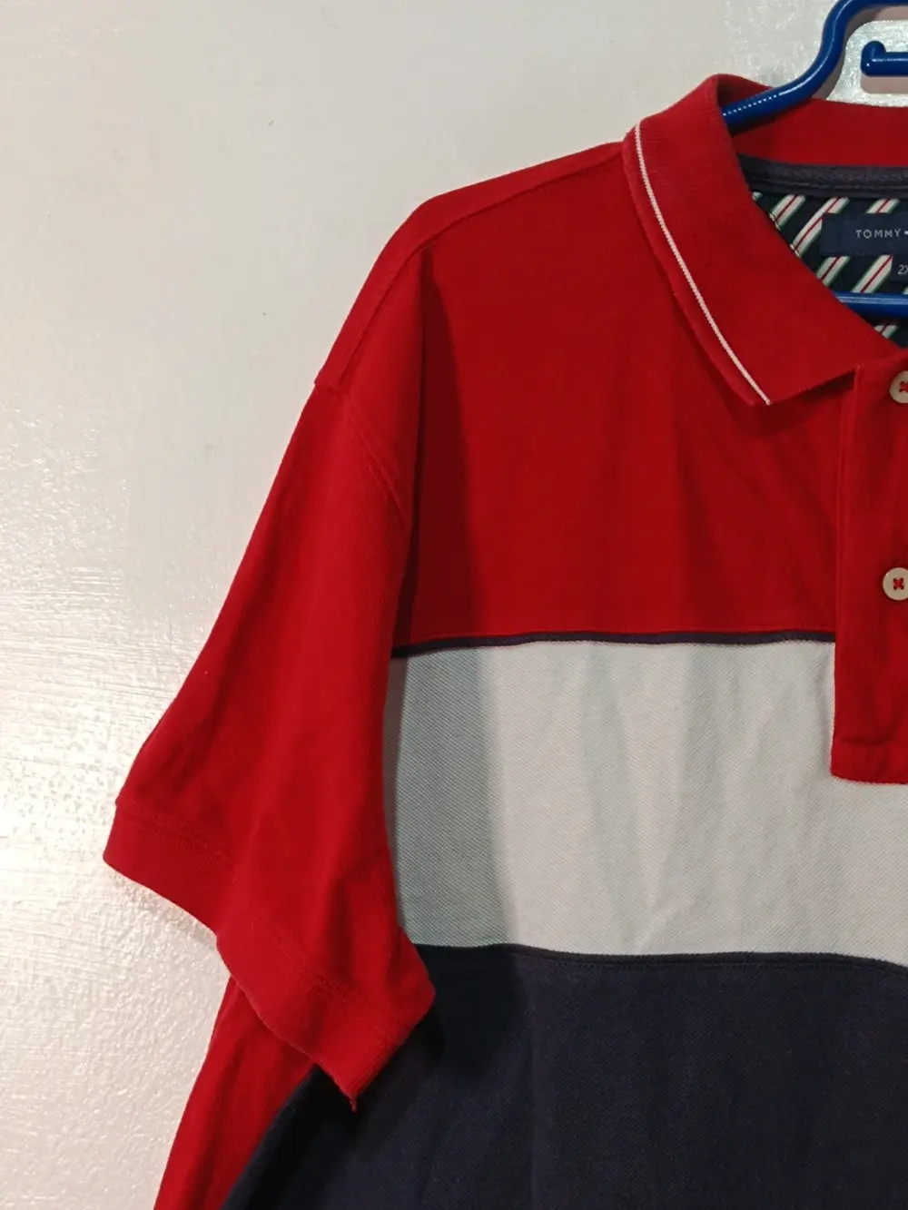 Polo Tommy Hilfiger clásico, tricolor talla 2XL ver medidas, foto 3