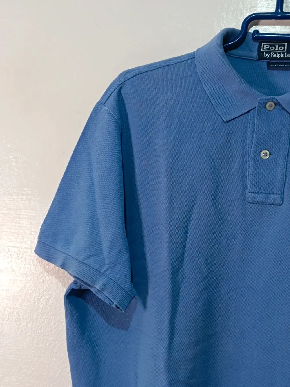 Polo Ralph Lauren "Custom Fit" azul, talla L, foto 3