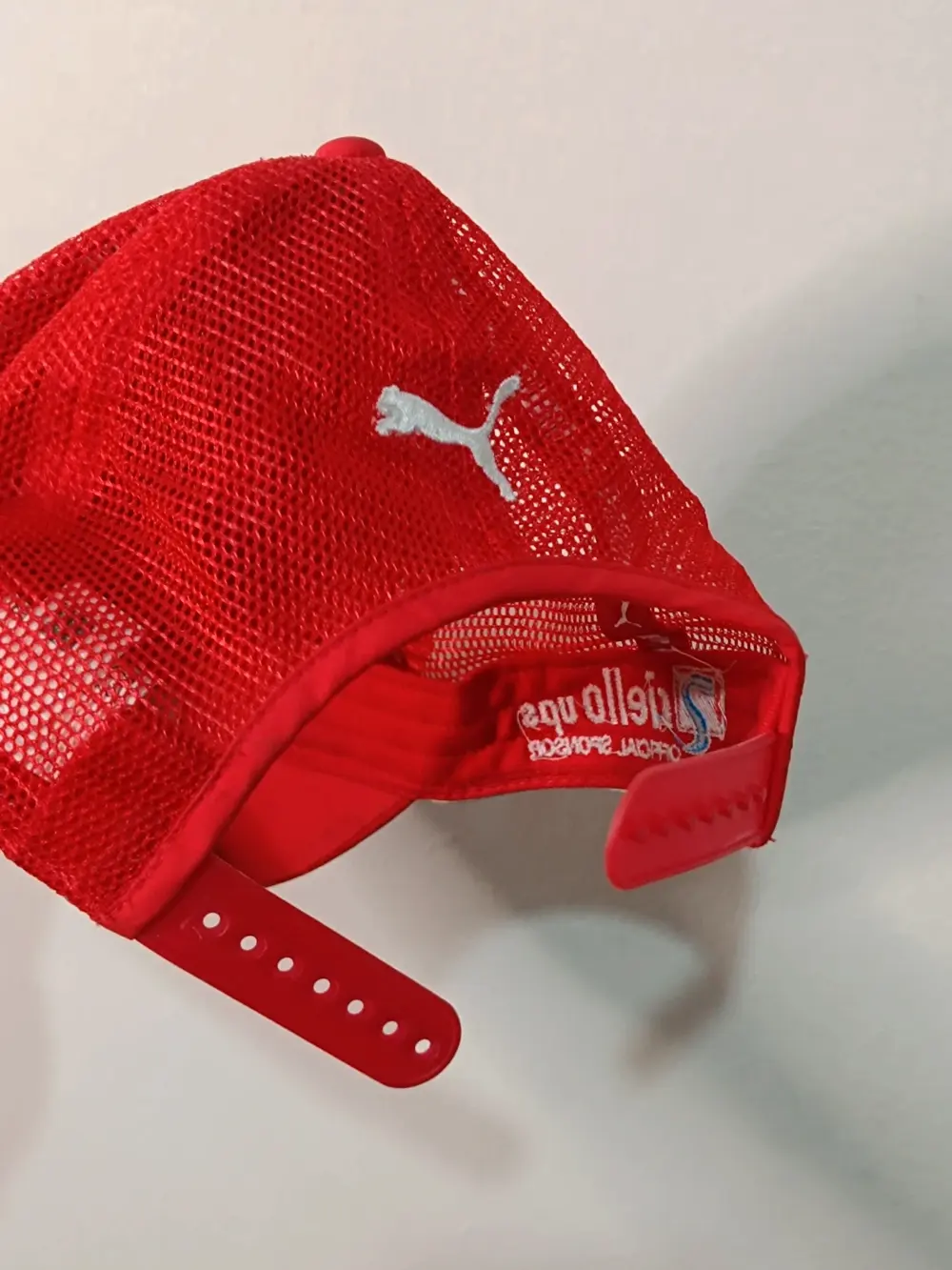 Gorra Puma x Ducati Corse, red trucker, talla única ajustable adulto unisex, foto 4