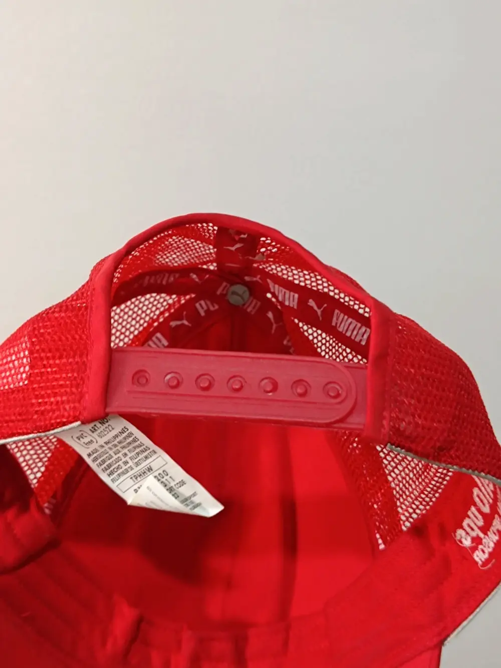 Gorra Puma x Ducati Corse, red trucker, talla única ajustable adulto unisex, foto 5