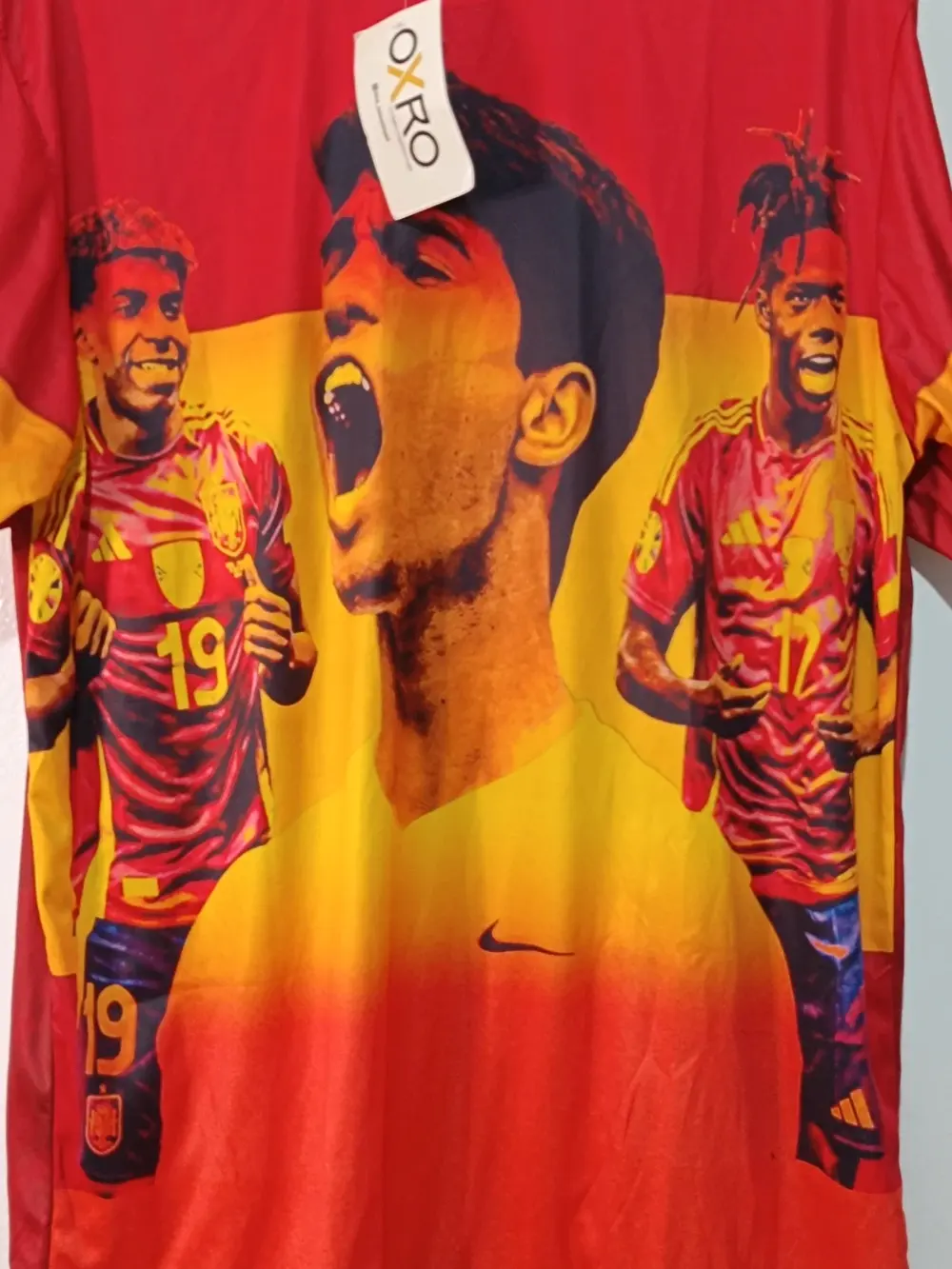 Camiseta España Jugadores y Bandera talla L Oxro, foto 2