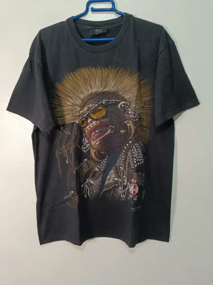 Camiseta vintage Rock Chang Mono Punk talla L ver medidas