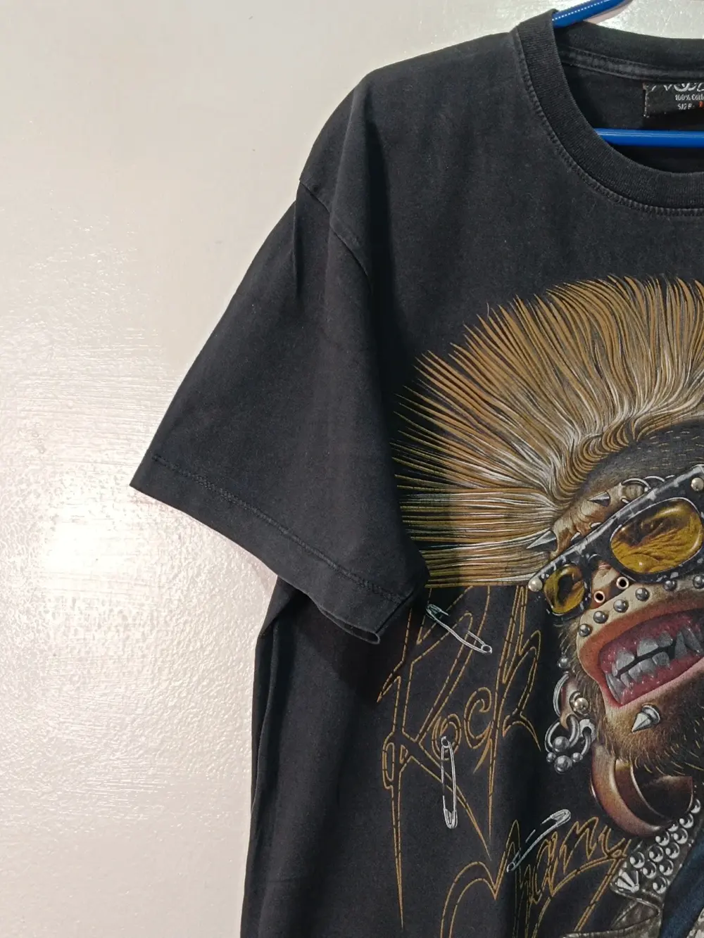 Camiseta vintage Rock Chang Mono Punk talla L ver medidas, foto 5