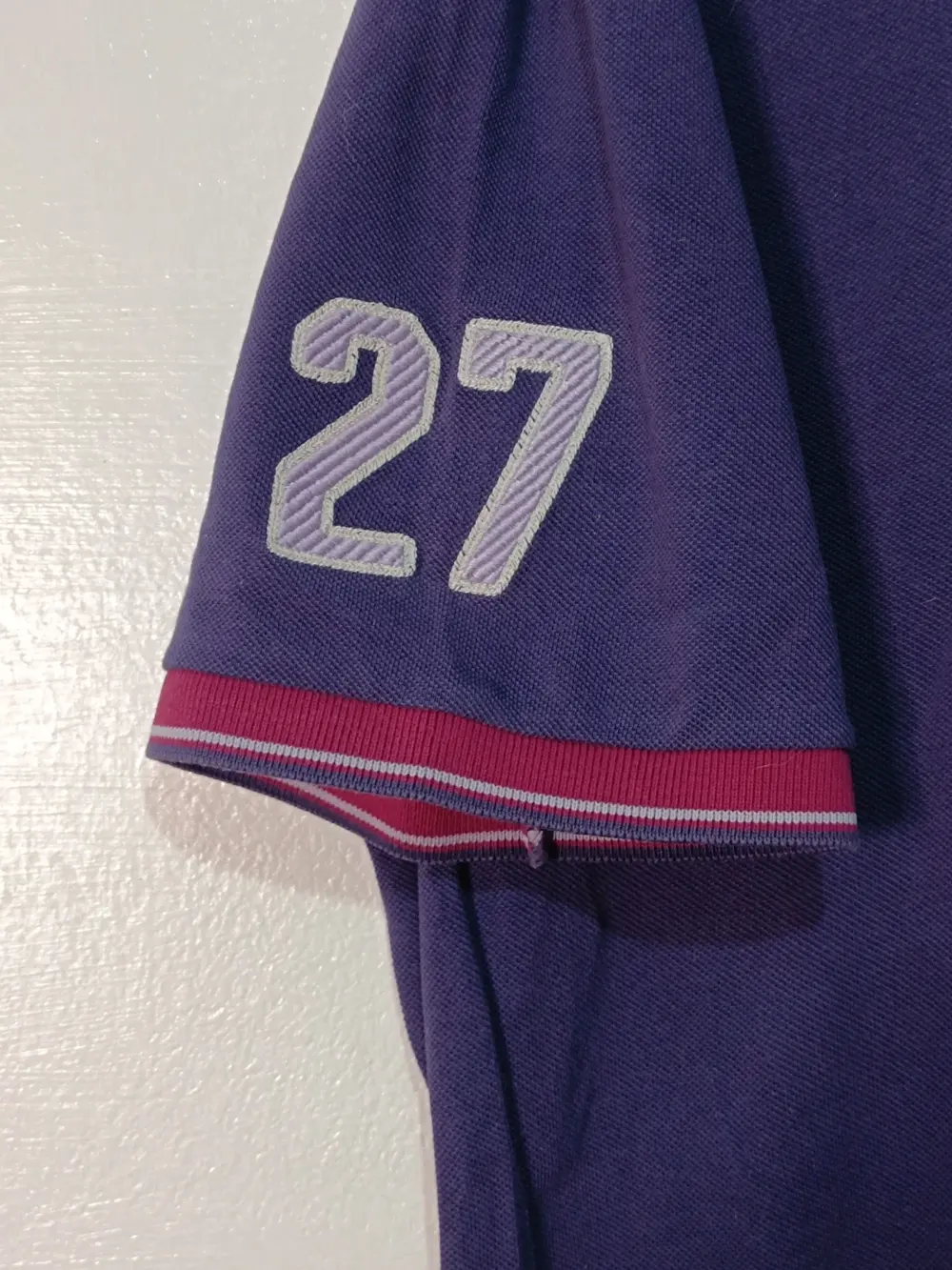 Polo Lacoste "Since 1927" Morado talla XL ver medidas, foto 5