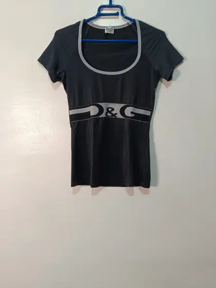 Camiseta/top Dolce & Gabbana underwear vintage Y2K talla XL ver medidas