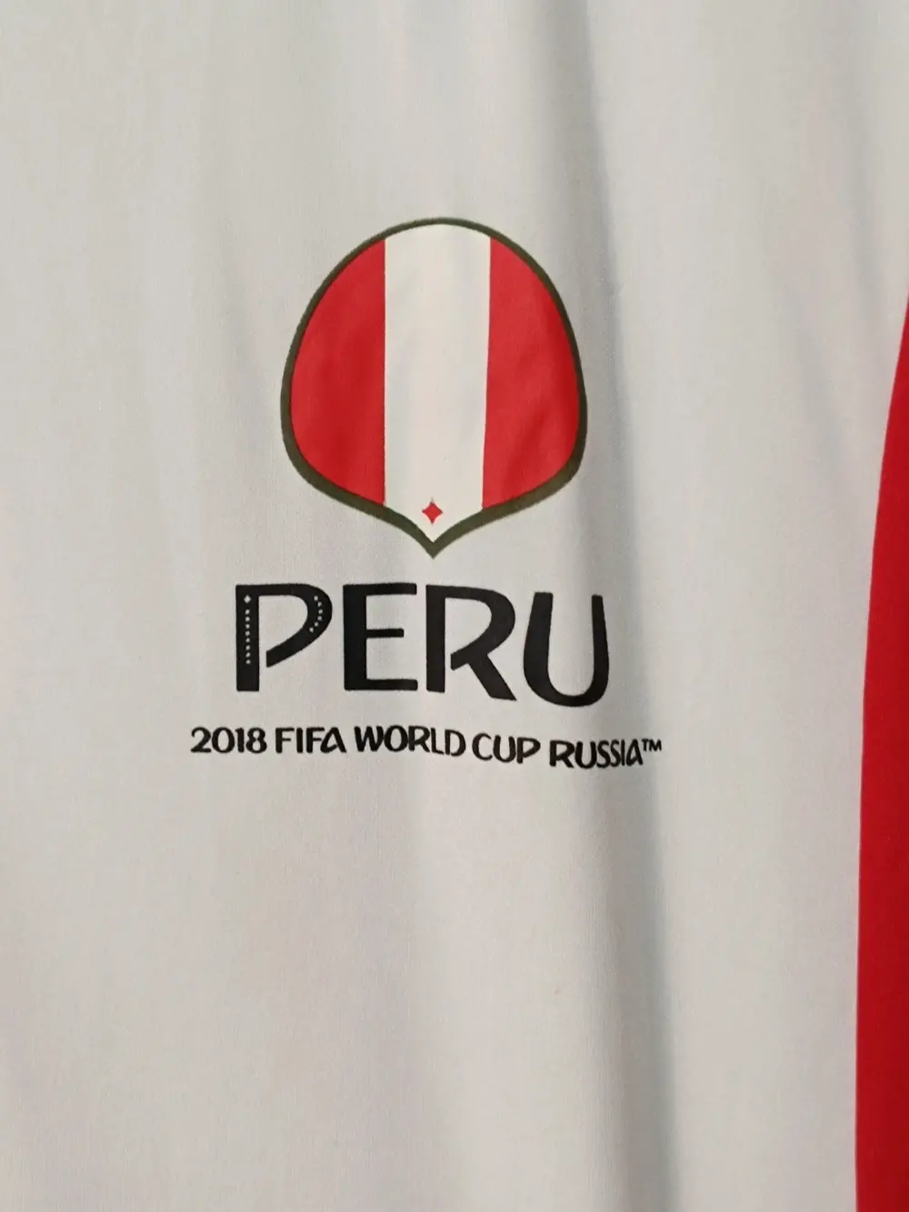 Camiseta Selección Perú Mundial Rusia 2018 FIFA Talla S, foto 5