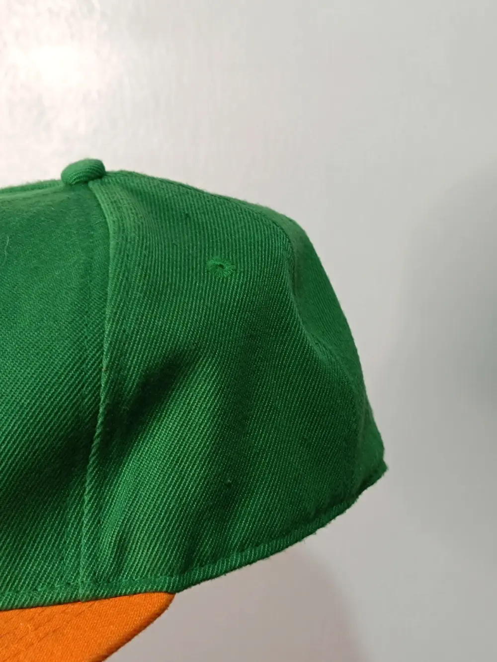 Gorra Snapback Hydroponic Verde y Naranja Style Skateboard Talla Única ajustable adulto unisex, foto 4