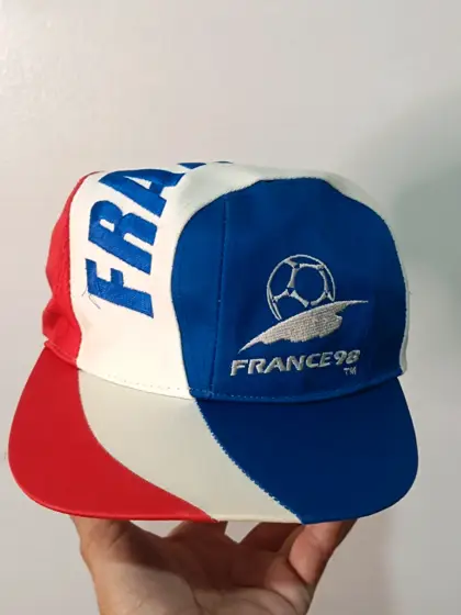 Gorra Vintage Mundial Francia 98 Hamlet Sports talla única ajustable adulto unisex