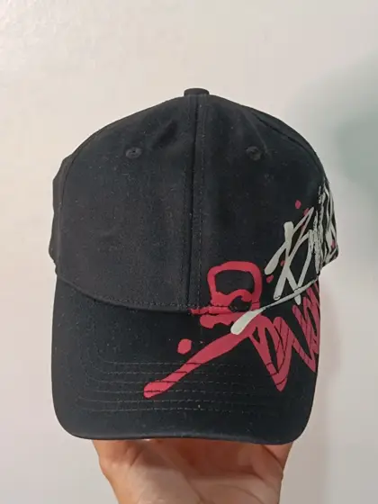 Gorra Billabong Unifit Vintage Negra Skate Surf Grafiti talla S/M