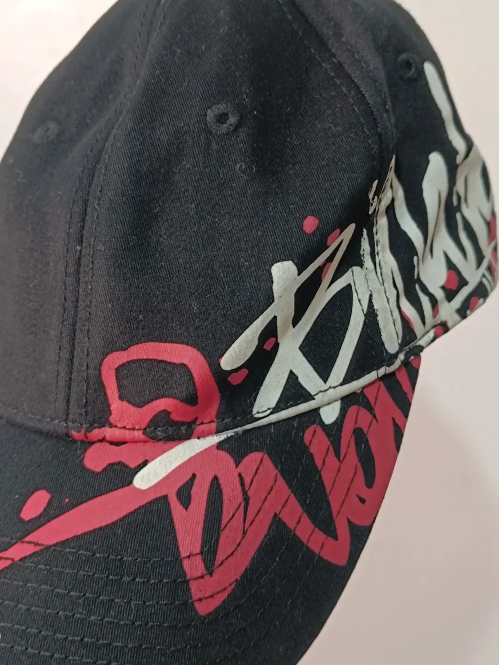 Gorra Billabong Unifit Vintage Negra Skate Surf Grafiti talla S/M, foto 3