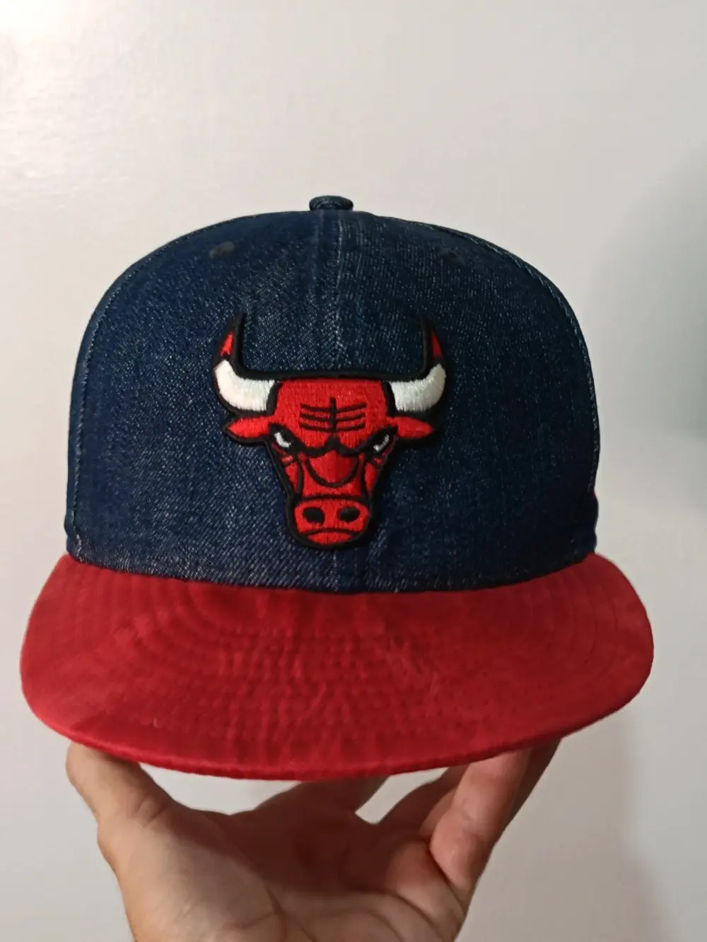 Gorra New Era 59FIFTY Chicago Bulls Vaquera Denim NBA Talla 7 3/8
