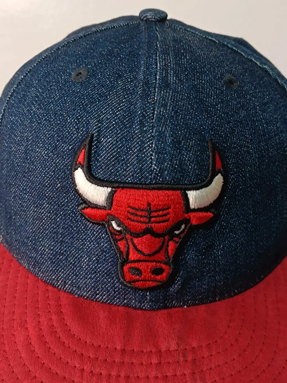 Gorra New Era 59FIFTY Chicago Bulls Vaquera Denim NBA Talla 7 3/8, foto 3
