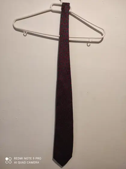 Corbata de seda 💯%Carb calegan