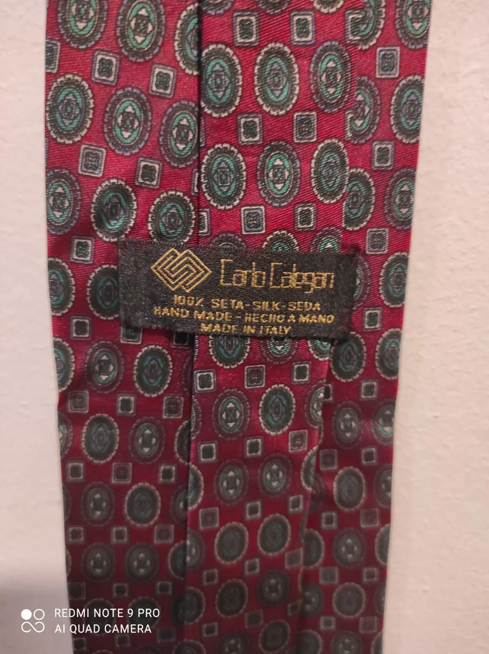 Corbata de seda 💯%Carb calegan, foto 3