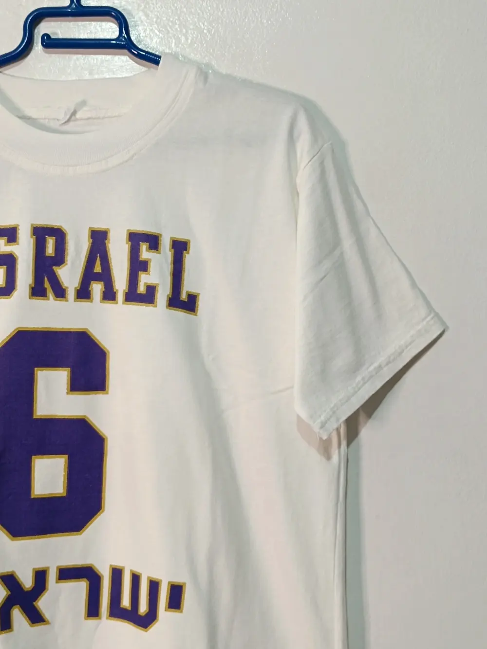 Camiseta Israel nº6 talla S ver medidas, foto 3