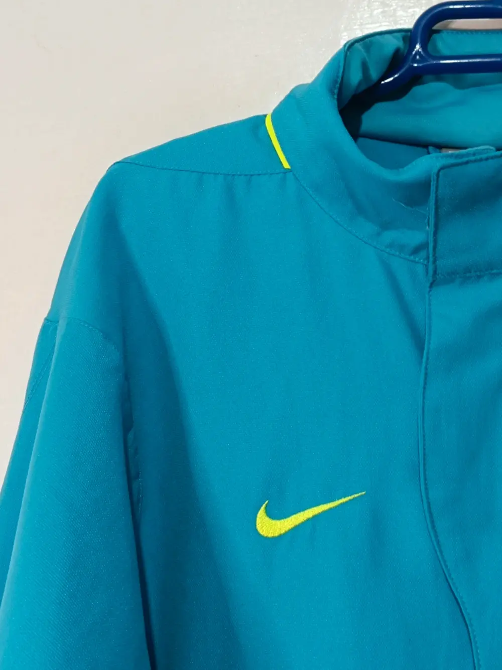 Chaqueta vintage FC Barcelona Nike Y2K Vintage Nike Turquesa Talla S, foto 4