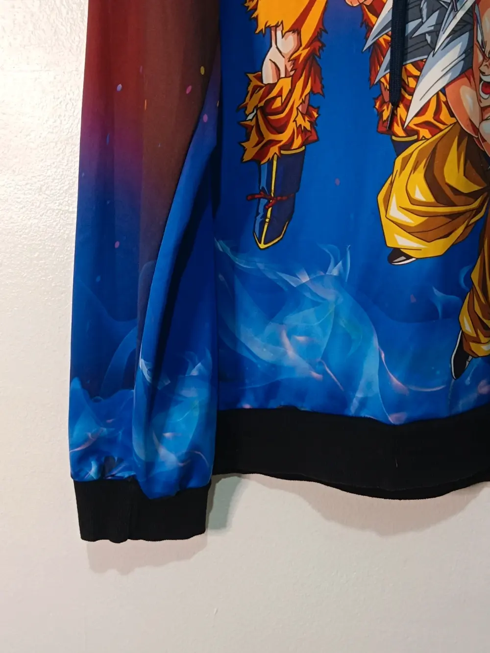 Sudadera Goku Dragon Ball Super Saiyan fuego y hielo XXL (también sirve XL), foto 2