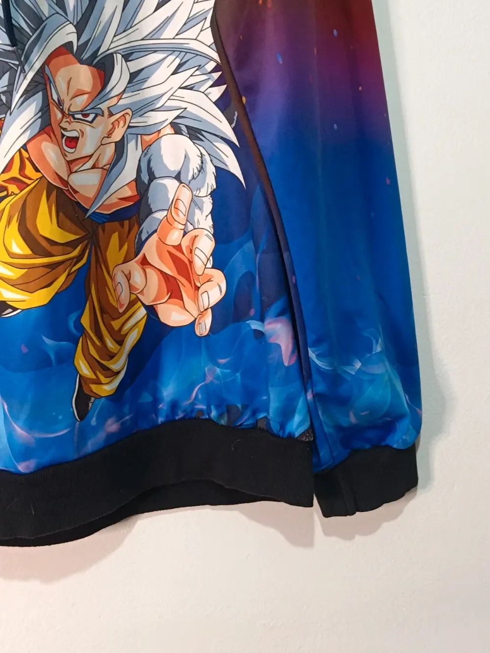 Sudadera Goku Dragon Ball Super Saiyan fuego y hielo XXL (también sirve XL), foto 3